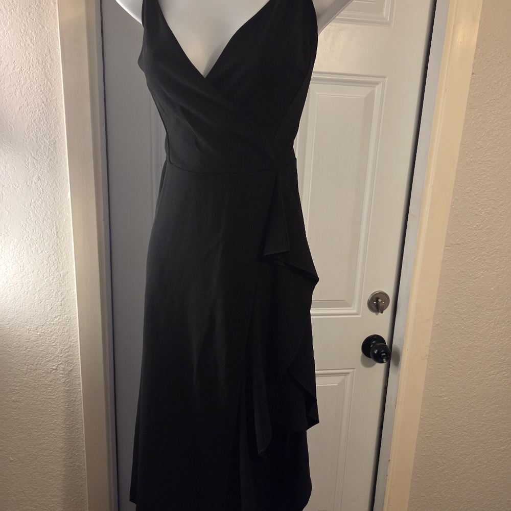 RACHEL Rachel Roy One Shoulder Black Dress